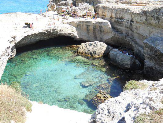 mappa spiagge salento