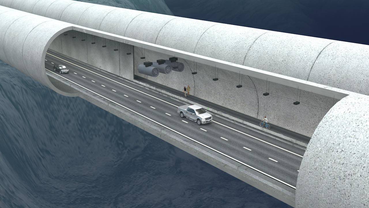 Un ponte sommerso unirà i fiordi norvegesi fonte youtube