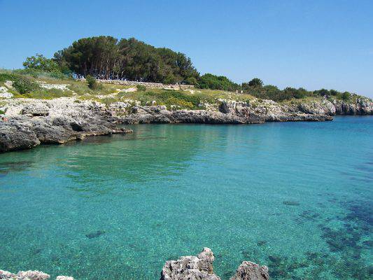 mappa spiagge salento