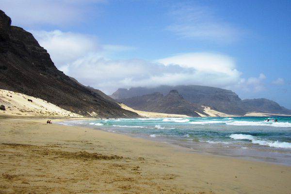 Praia Grande Calhau S Vicente Cabo Verde
