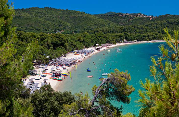 A Skiathos ci sono alcune delle spiagge più belle delle isole della Grecia spiagge più belle della grecia