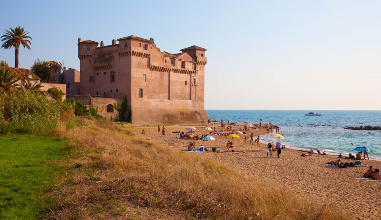 spiagge vicine roma