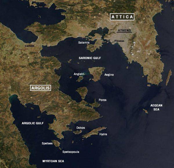 isole grecia mappe