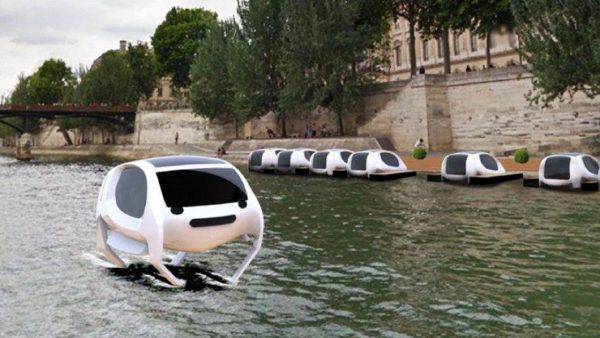 SeaBubble, taxi via fiume fonte youtube