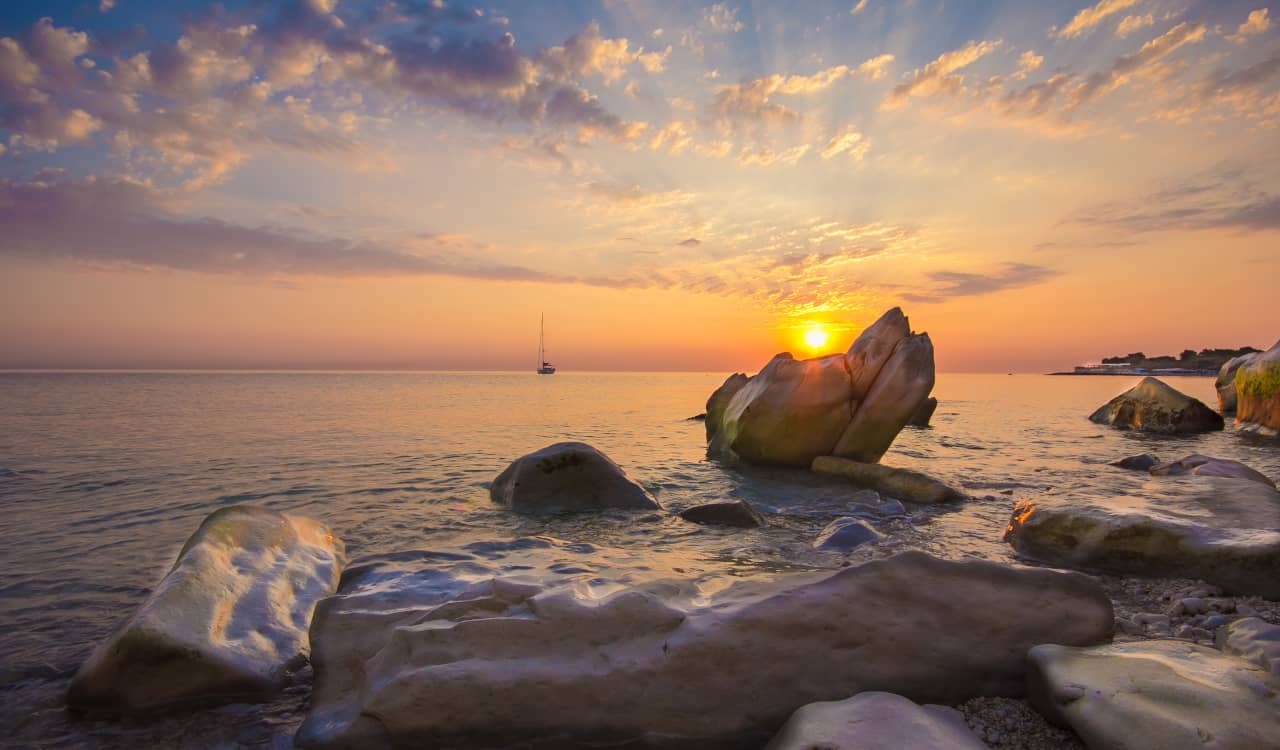 guida spiagge vedere alba