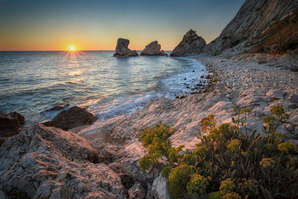 guida spiagge vedere alba