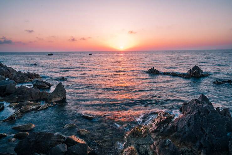 guida spiagge italia tramonto