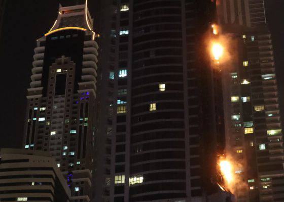 incendio a dubai