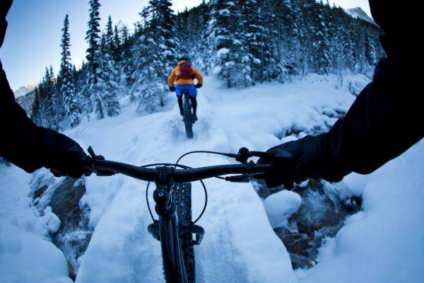 Fat Bike Winter Snow Ride