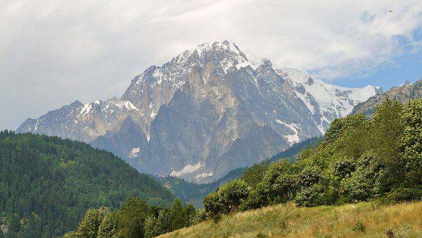 confini sul monte bianco