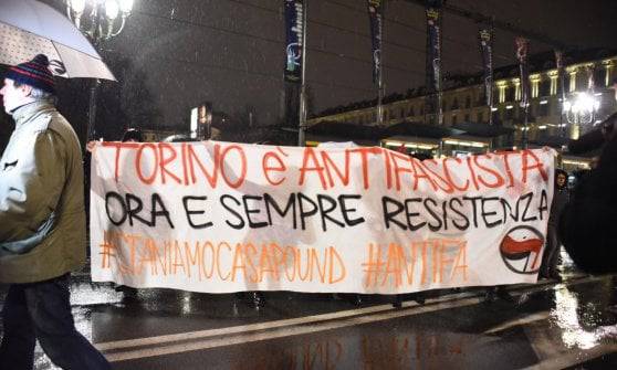 Guerriglia a Torino Antifascista