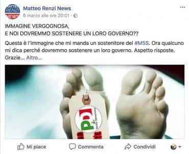 Renzi NO a Governo M5S