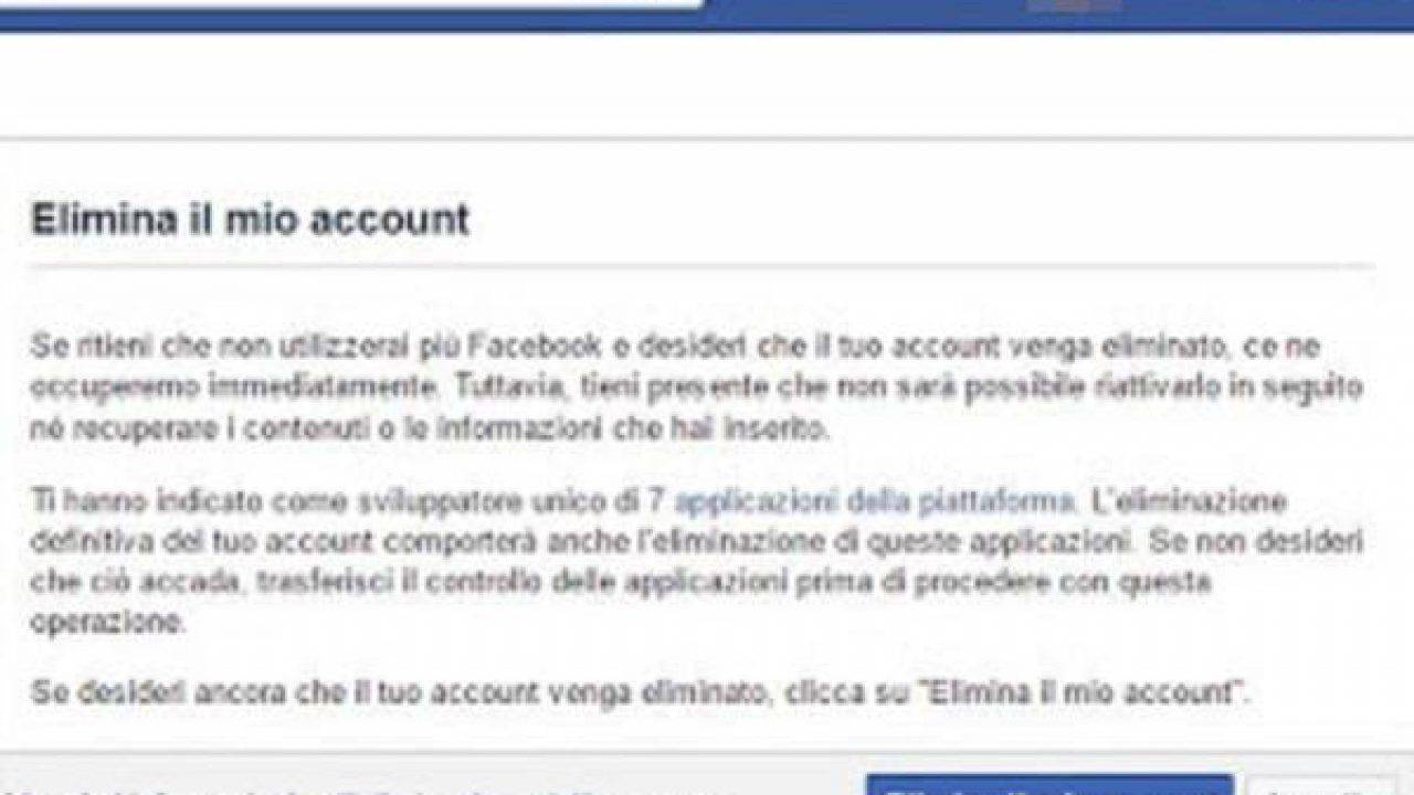 Trackid=sp-006 eliminare account facebook Bactefort Pagamento