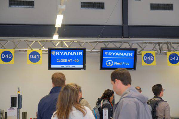 ryanair check in