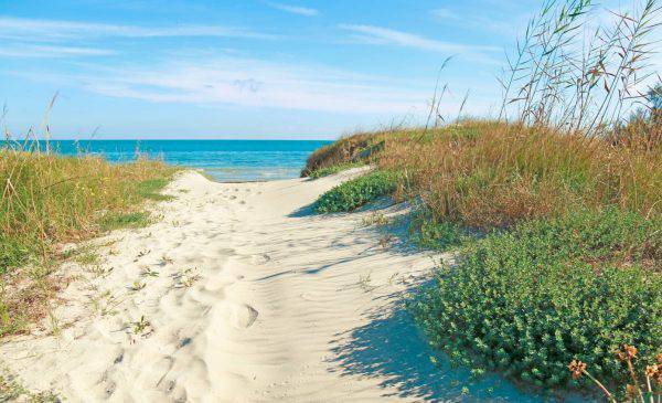 mappa spiagge salento