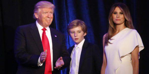 melania trump barron