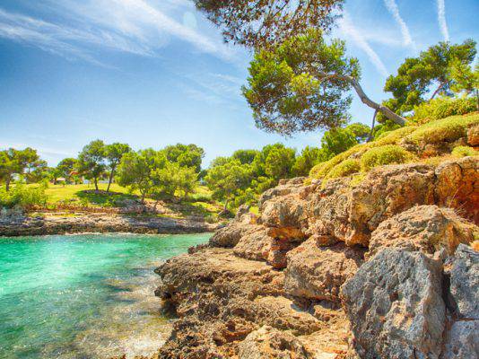 spiaggia di Cala Mitjana