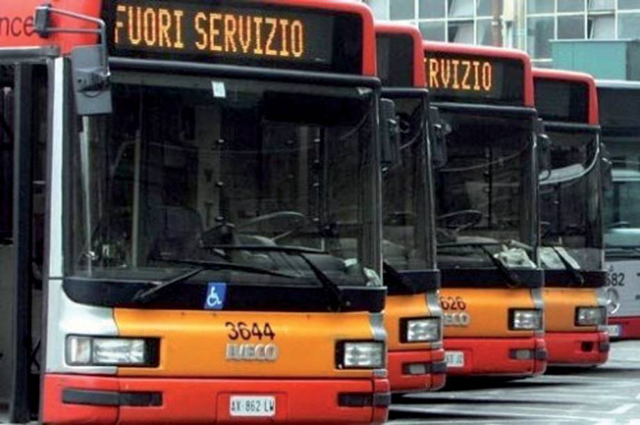 sciopero bus roma