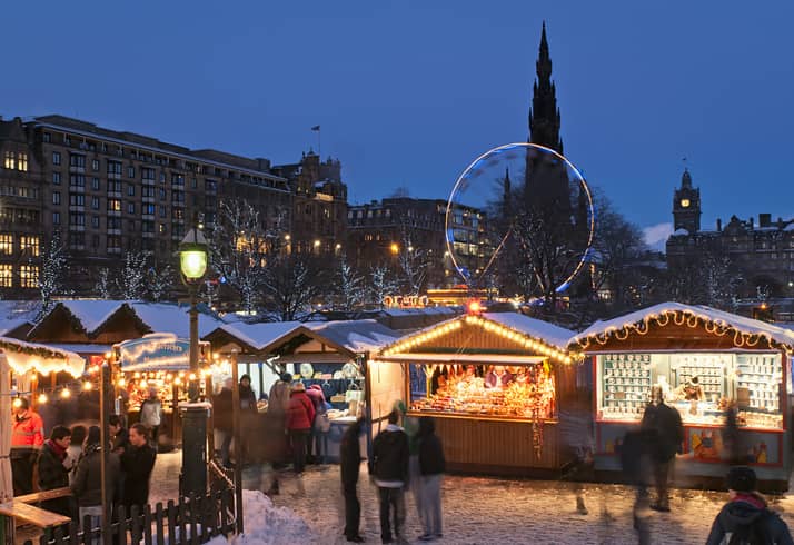 mercatini di natale ad edimburgo 2018