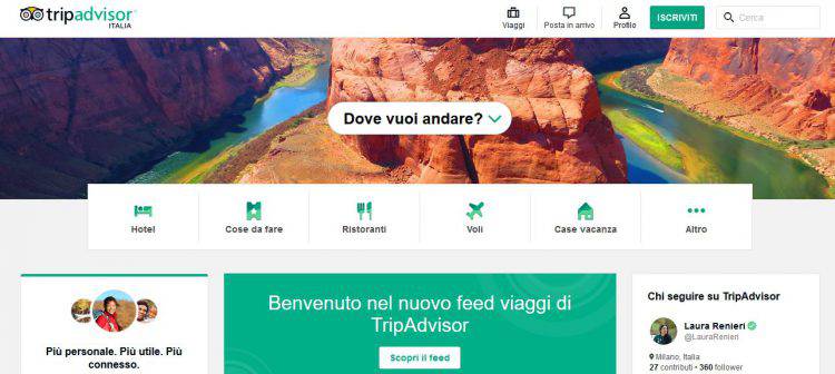 tripadvisor rinnova il portale