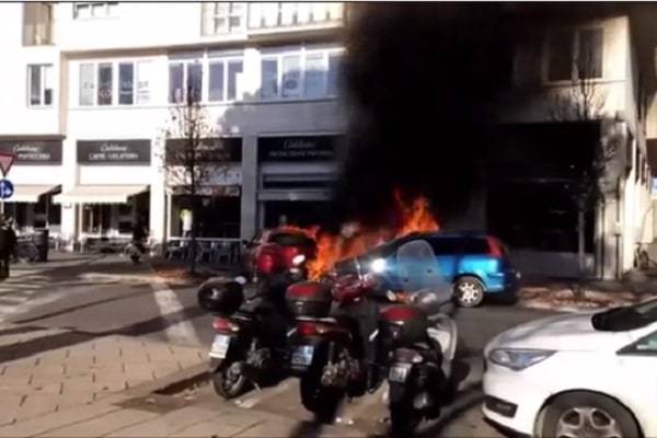 firenze paura incendio