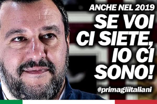 Matteo Salvini messaggio