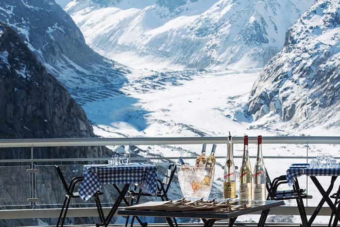 ristorante panoramico monte bianco