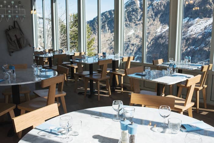 ristorante panoramico monte bianco