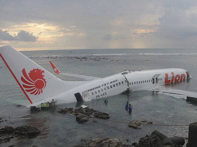aereo precipitato Indonesia