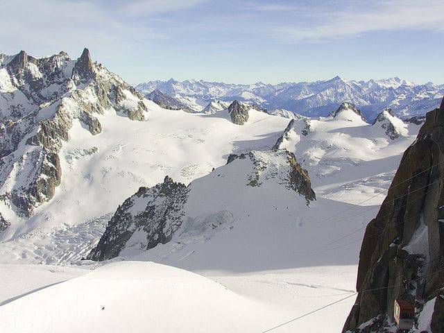 piste da sci alpi