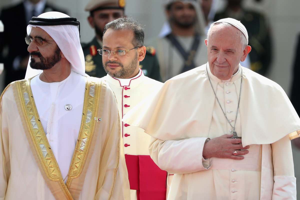papa francesco emirati arabi islam