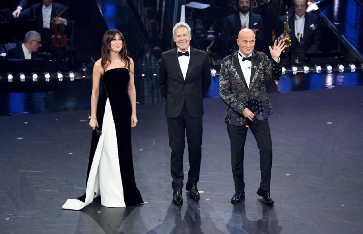 sanremo ascolti share prima serata calo