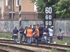 travolta uccisa treno