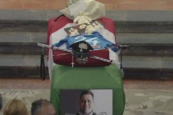 carabiniere ucciso funerali