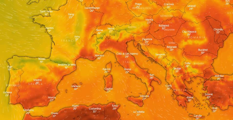 meteo italia prossimi giorni