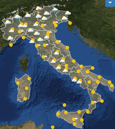 meteo domani