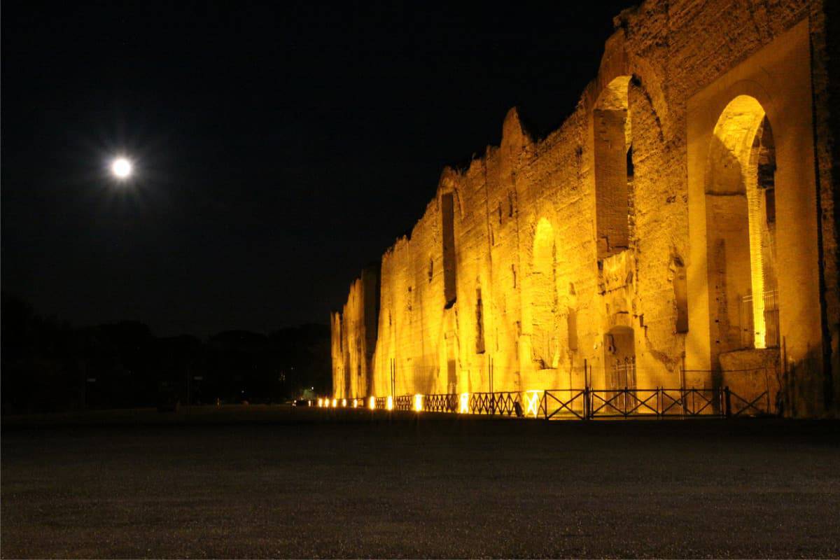 caracalla visite notturne