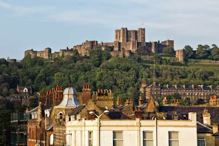 Castello di Dover vicino Londra