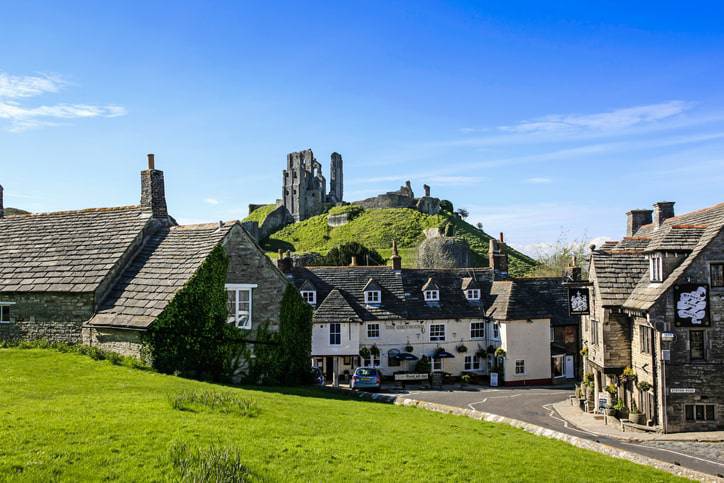 castello di corfe vicino londra