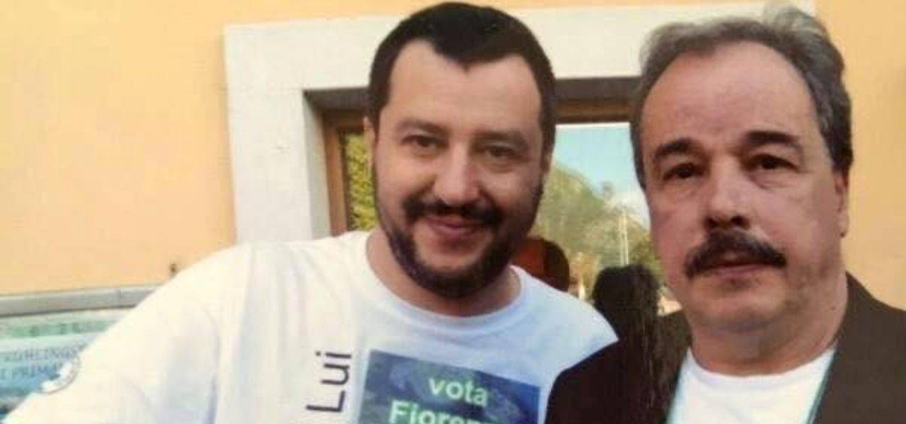 Salvini con il compianto Marzari
