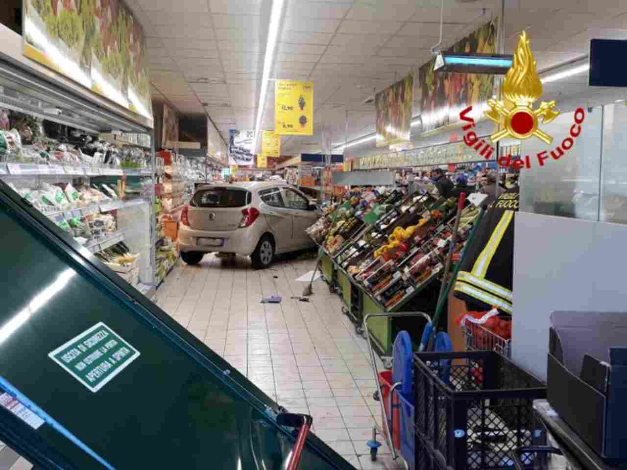incidente supermercato