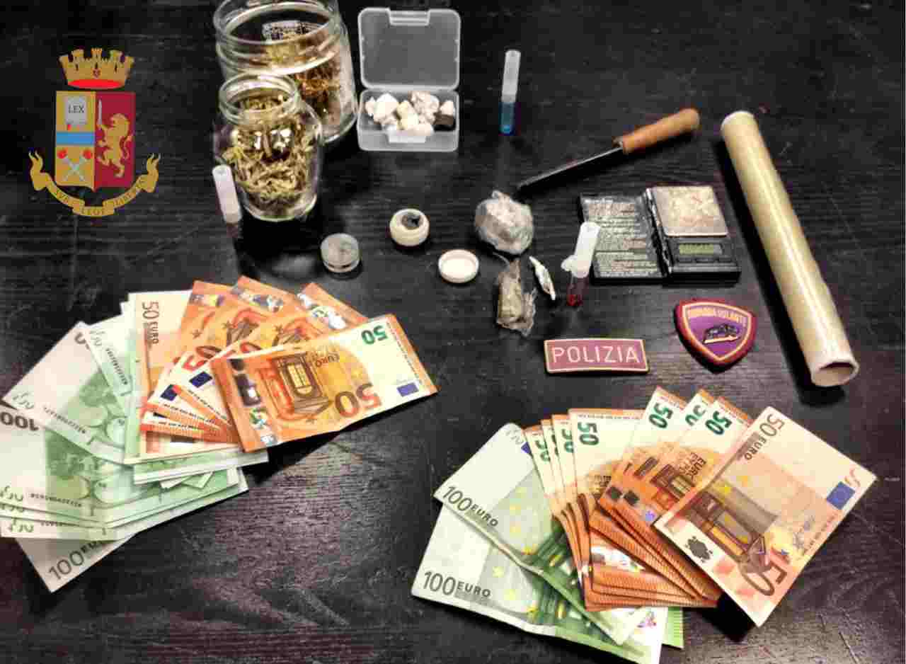 soldi e droga sequestro