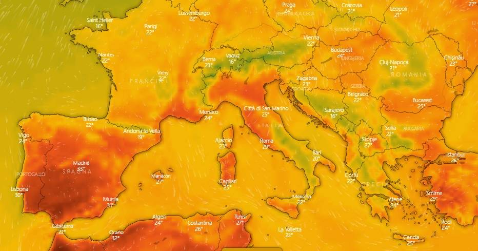 meteo giugno 2020