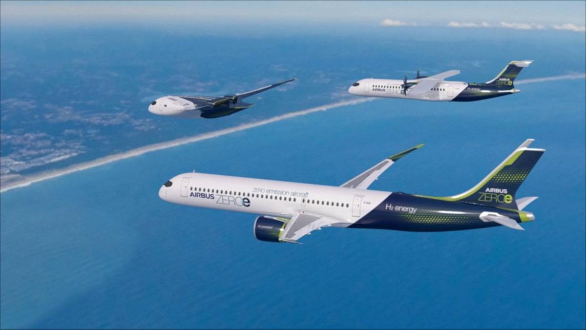 airbus aereo emissioni zero