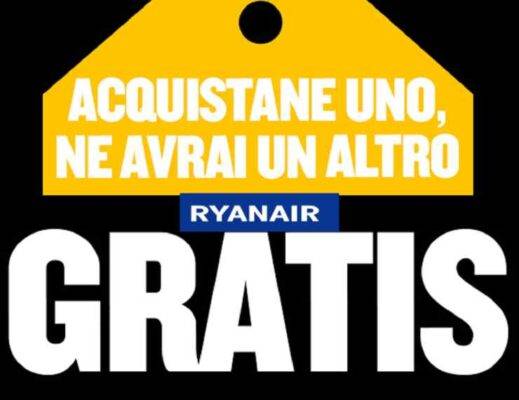 Volo in regalo: la promozione di Ryanair Volo gratis Ryanair