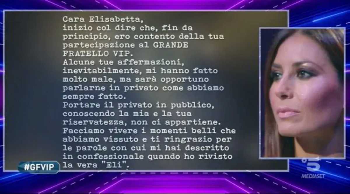 GF Vip, Flavio Briatore e la lettera a Elisabetta ...