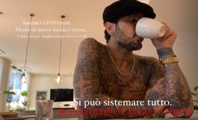Fabrizio Corona Pubblica Il Referto Del Tampone Anche Carlos Positivo 