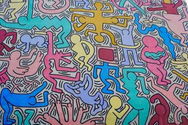 Murales Tuttomondo di Keith Haring