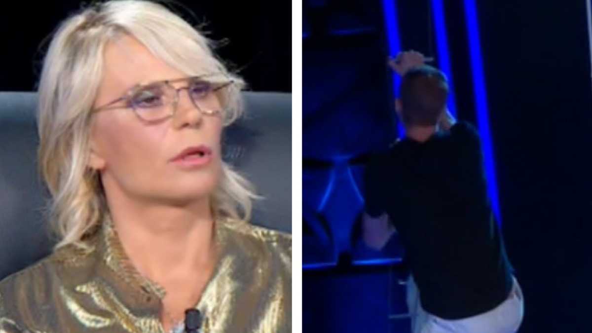 Follia in diretta tv, Maria De Filippi sotto choc: \