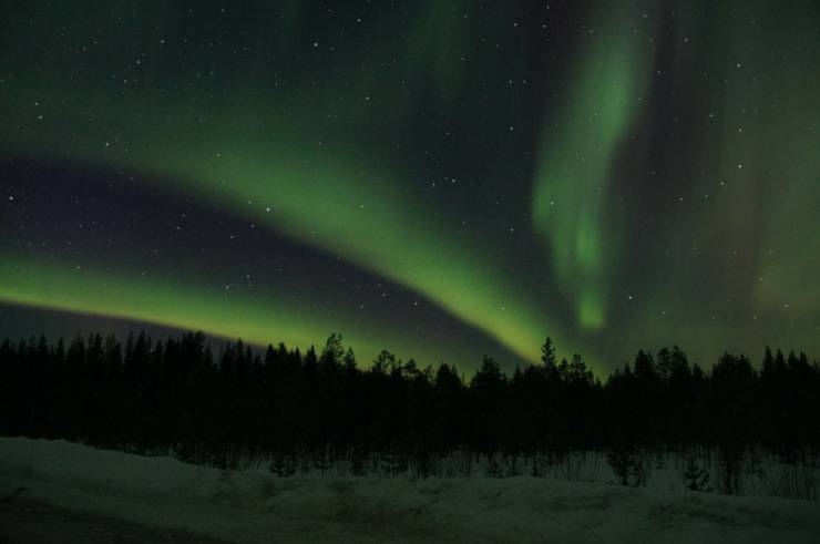 aurora boreale distanza